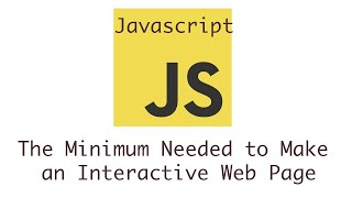 Javascript  101 - Interactive Web Pages