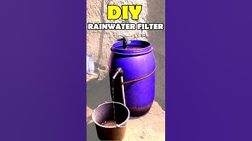 DIY  Homemade Rainwater Filter #shorts