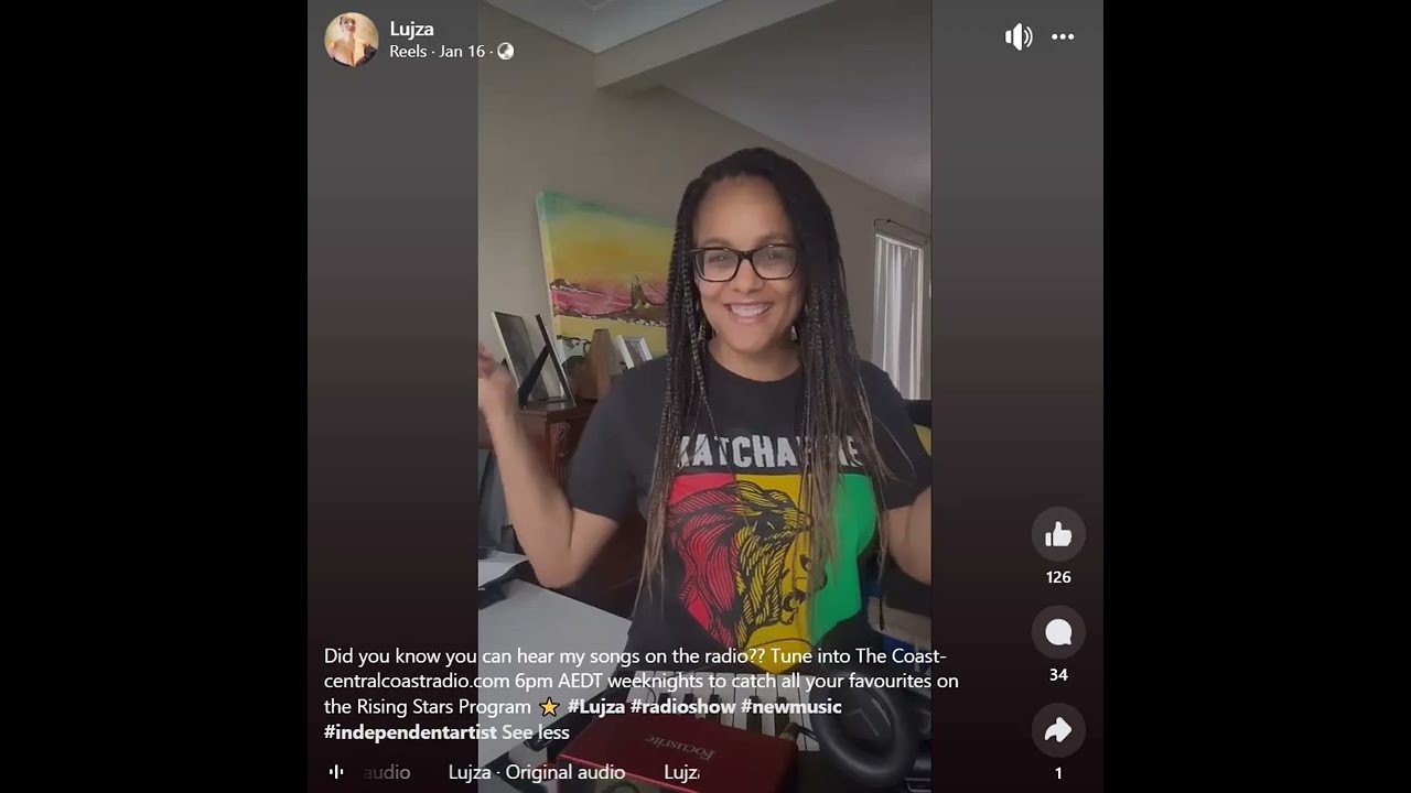 Rising Stars Lujza responds to her airplay on centralcoastradio.com