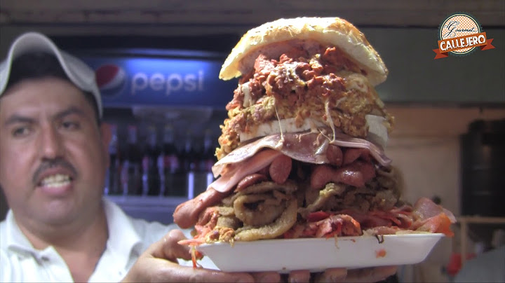 Tortas Gigantes Don Juan conocidas como 'Las Asquerosas' en el Gourmet Callejero de ¡Pásala!