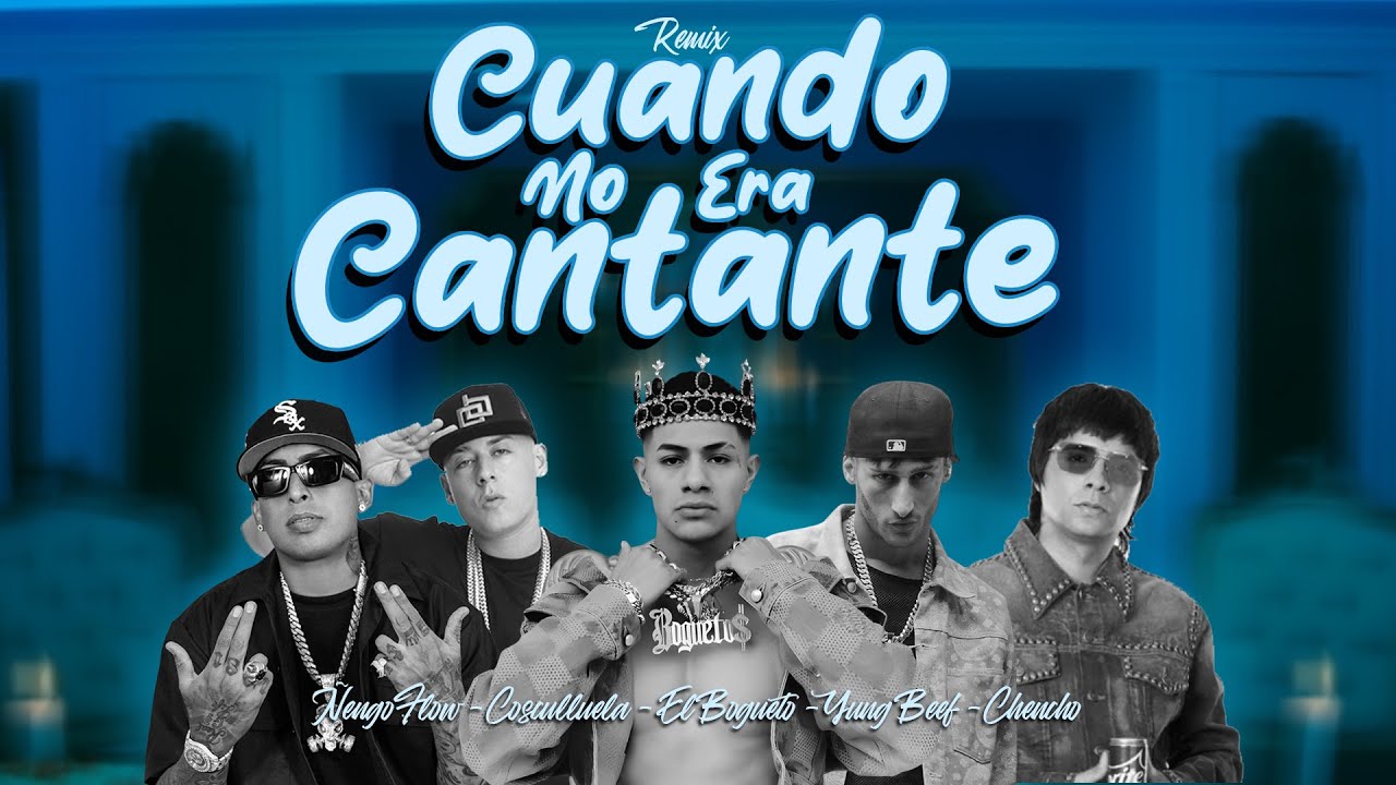 El Bogueto x Yung Beef x Ñengo Flow x Cosculluela x Chencho - Cuando No Era Cantante Remix (No Ofic)