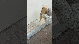 Amazing woodworking skills! Simple and Reliable way to attach a board to stone or concrete #shorts