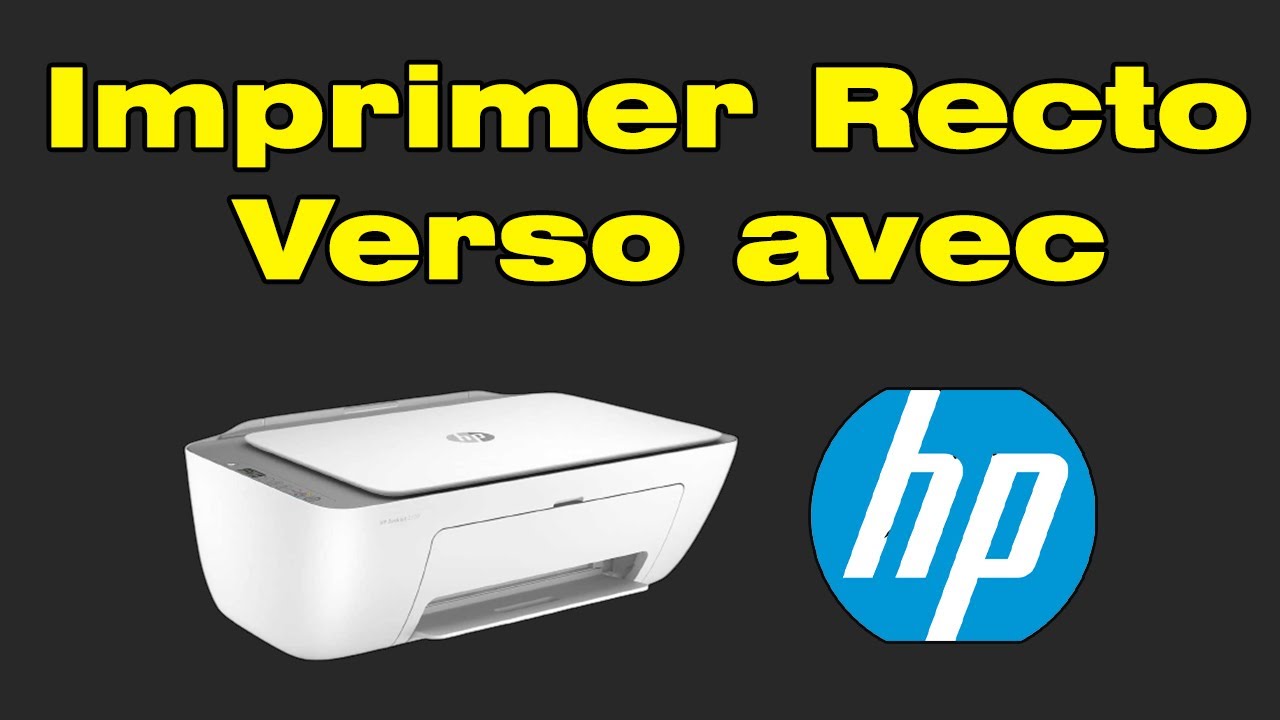 Comment imprimer recto verso HP 