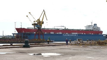 Chinese made floating dock has helped grow local economy