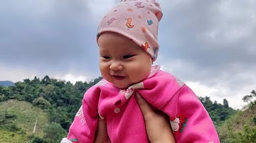 A poor, homeless single mother cleans the house, does laundry, takes care of the children, and cooks