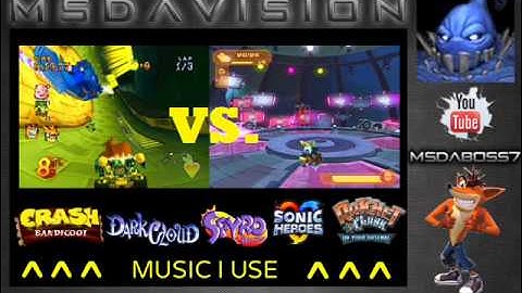 Android Gears - Crash Nitro Kart/Ratchet and Clank 3 Mix