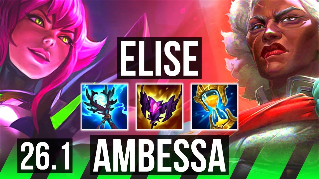ELISE vs AMBESSA (JGL) | 48K damage | EUW Master | 26.1