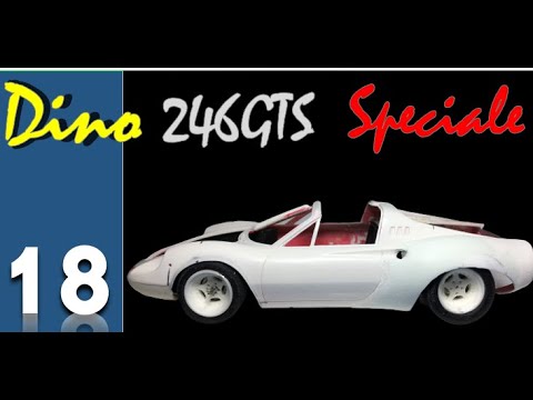 プラモデル制作】 ディーノ 246GTS スペチアーレを作る！ ＃18