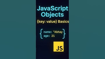 JavaScript Objects Explained in 60 Seconds! | {key: value} Basics 🚀 | CodeFlowByte#coding #shorts