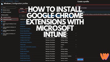 How to install Google Chrome Extensions with Microsoft Intune