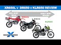 Honda XR650L v Suzuki DR650 v Kawasaki KLR650!︱comparison review & known issues
