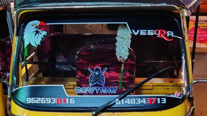 Auto Rickshaw Modified Sticker 2021k Style