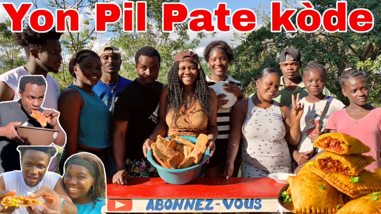 Vin gade kijan nou tap prepare E manje yon bon pate kòde