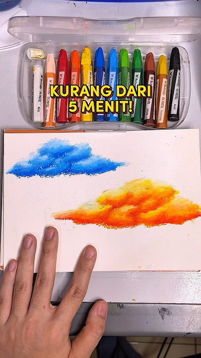 HOW TO DRAW CLOUDS EASY (Less than 5 minutes!) 👀☁️✨