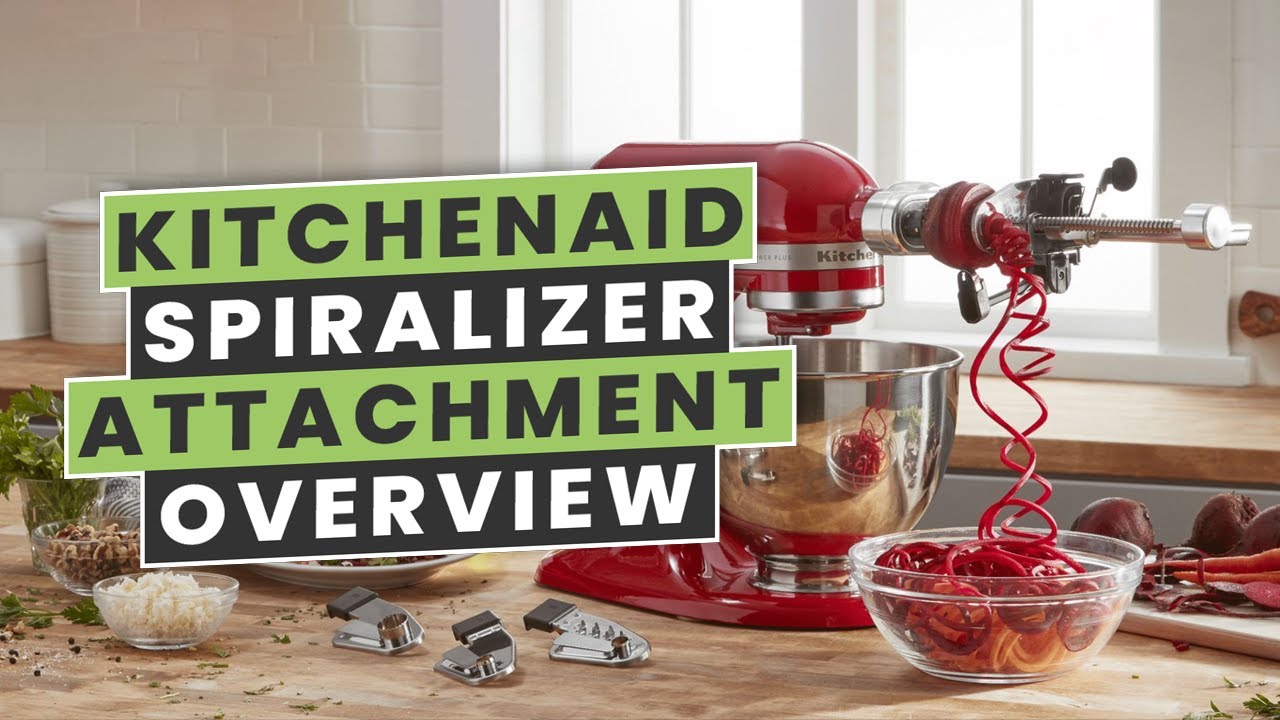 KitchenAid Spiralizer 5KSM1APC  Accessories Overview 