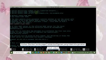 ~Tutorial Instal dan Konfigurasi dhcp server pada sistem operasi debian 12 di Virtualbox
