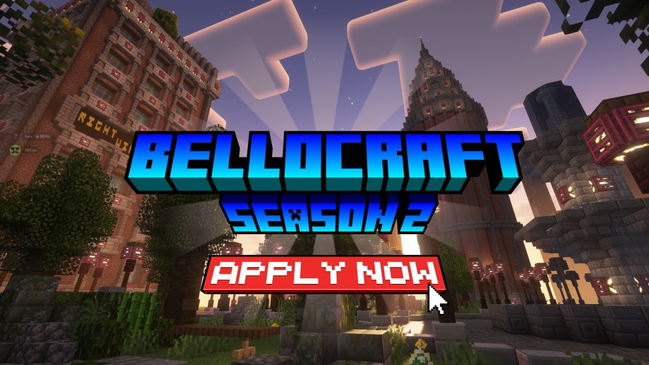 BelloCraft Season 2 | Hermitcraft-like SMP | APPLY NOW!