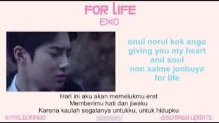EXO - FOR LIFE [MV & EASY LYRIC ROM INDO]