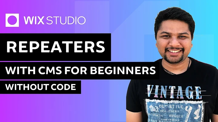 Repeaters with CMS in Wix Studio | Wix Studio Tutorial