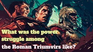 The Power Struggles of the Roman Empire's Triumvirs: Caesar, Pompey, and Crassus.
