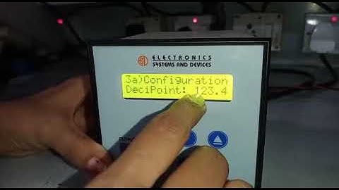 ESD FIT 7223 (Flow Indicator Totalizer) Programming