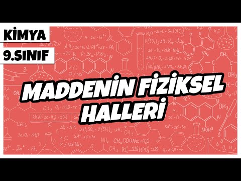 9. Sınıf Kimya - Maddenin Fiziksel Halleri | 2022