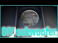 Скрытый сабвуфер стелс вместо запаски своими руками DIY stealth subwoofer