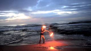 Sunrise Fire Poi - A beautiful time to spin