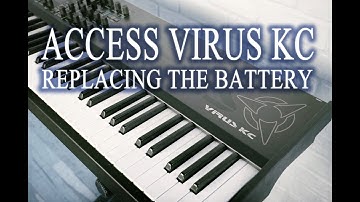 Access Virus KC synthesizer Battery Replacement Part 1