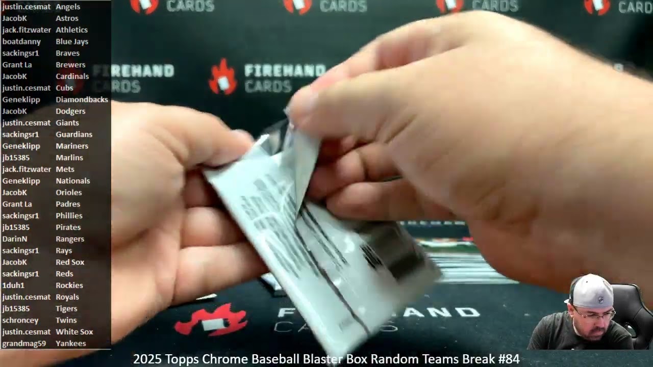 3/28/2026 2025 Topps Chrome Baseball Blaster Box Random Teams Break #84