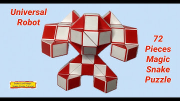 Universal Robot - 72 Pieces Magic Snake Puzzle #snakelordmagicsnakepuzzletutorial