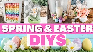 *NEW* Spring & Easter DIY Decor Ideas! Decorating ideas on the cheap! Dollar Tree DIYS