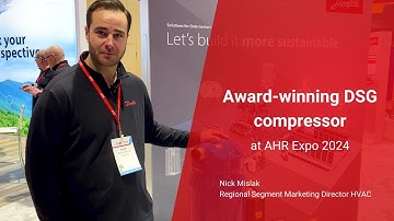 Danfoss at AHR Expo 2024 | Award-winner DSG compressor