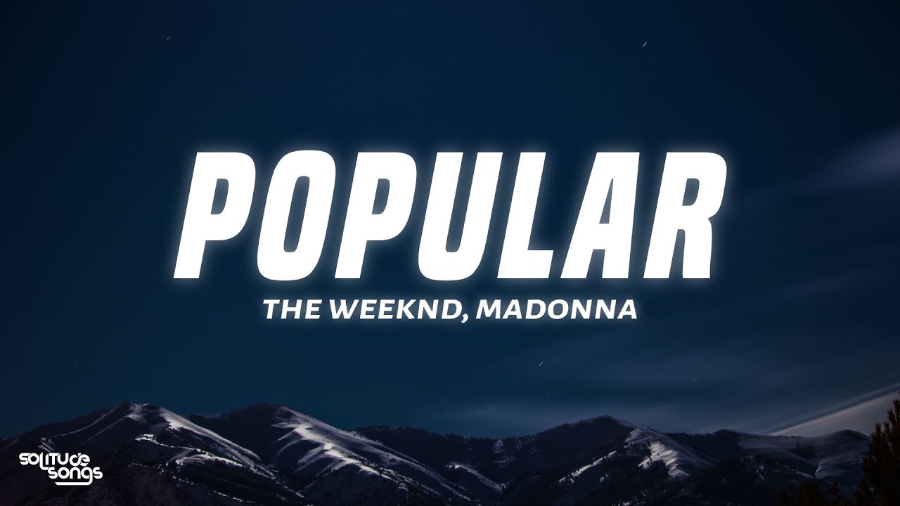 The Weeknd, Madonna, Playboi Carti - Popular (Visualizer)