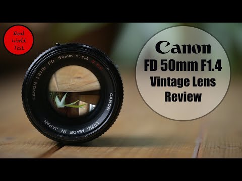 Canon 50mm F1.4 FD SSC Vintage Lens Review + Real World Test - Bargain 50mm Lens?