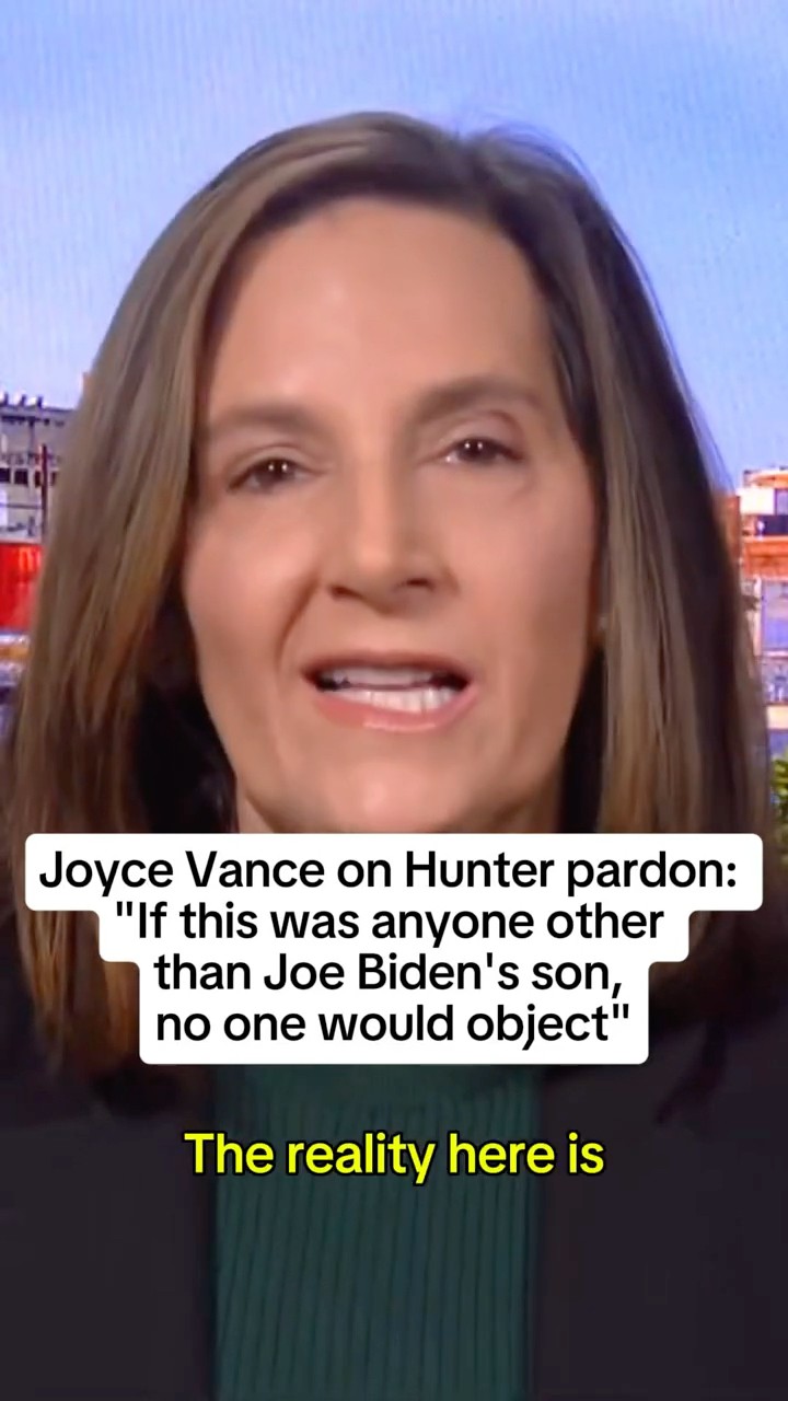 Joyce Vance on Hunter pardon: 'If this was anyone other than Biden's son, no on would object'