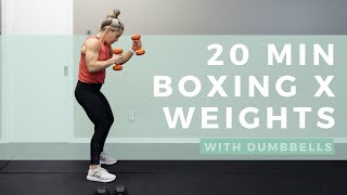20 Min Boxing x Weights Workout | Proud As Punch | DediKate Wealth