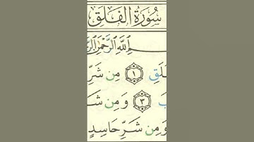 قرآن كريم- سورة الفلق #قرآن #تلاوة_خاشعة #shortvideo #اكسبلور #سورة_الفلق