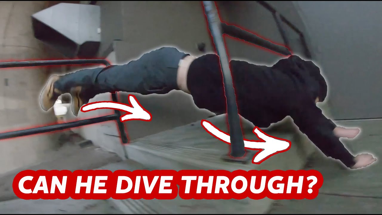 DIVE HOLES - Parkour Threading Lines with Tom Coppola - YouTube
