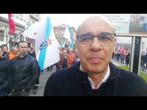 Jorquera, cos traballadores das industrias electrointensivas