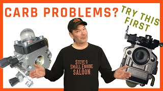 How To REBUILD A CARBURETOR On A ChainSaw, WeedEater, Etc.