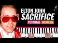 Como tocar "Sacrifice"(Elton John) - Piano tutorial y partitura