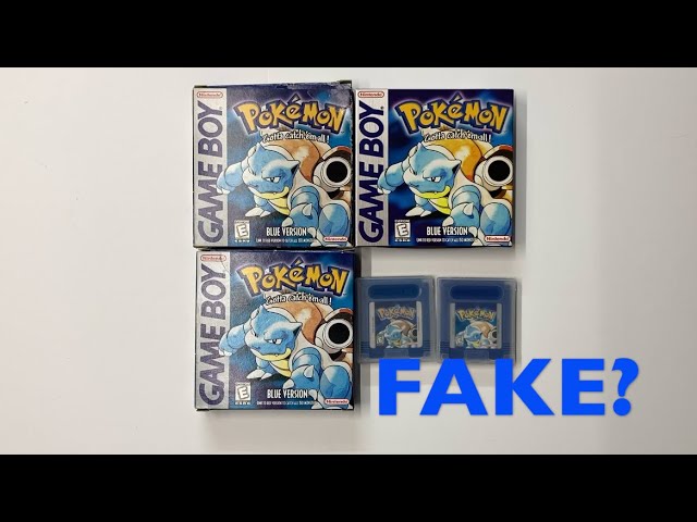 How to spot - identify a FAKE Pokemon Gold(for the Gameboy Classic