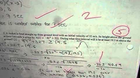 Unit 4 Test Polynomial Equations and Inequalities MHF4U - EDEXCEL - GCSE - SAT