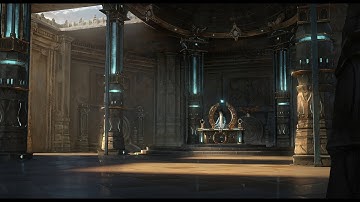Environment Concept Art: Portal Temple - Photoshop process video (timelapse)