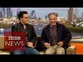 Jon Stewart & Maziar Bahari talk 'Rosewater' to Andrew Marr  - BBC News