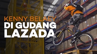 Kenny Belaey di Gudang Lazada