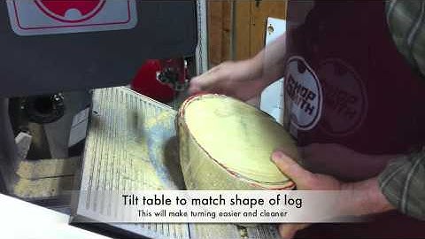 Part 2 How to Turn a Bowl on a Shopsmith Mark 7  Using the Bandsaw by Doug Reid