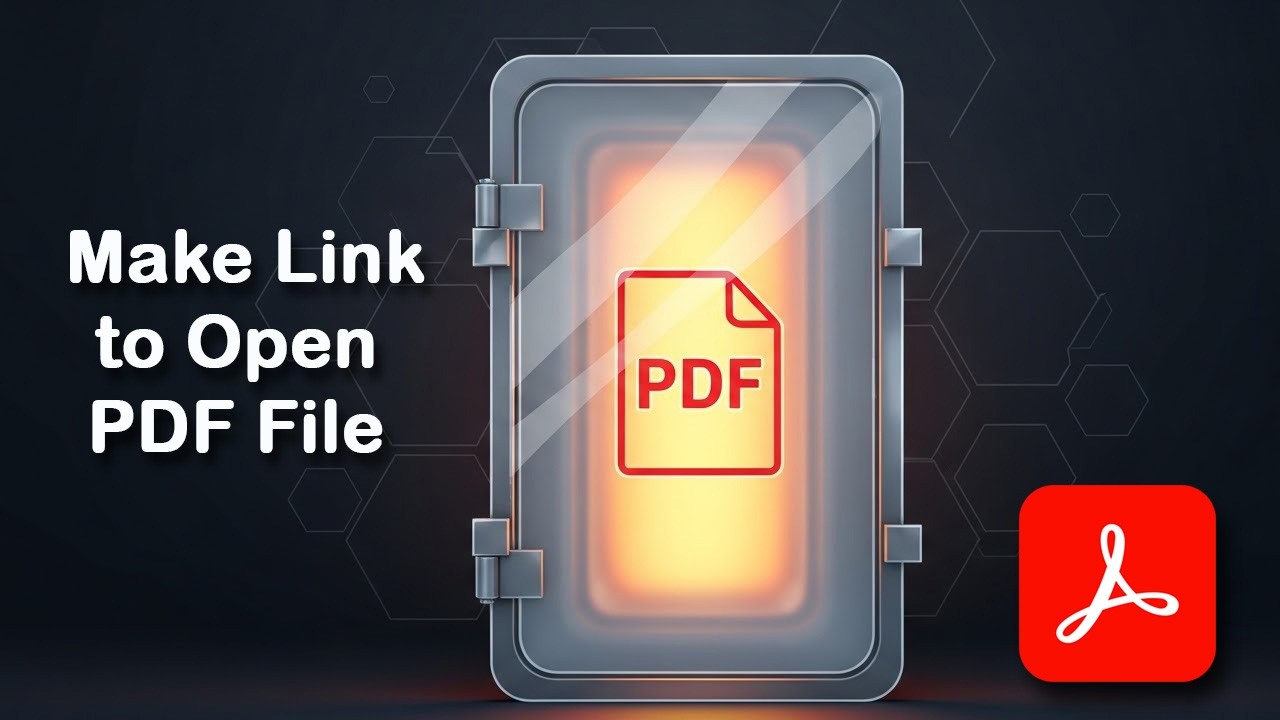 How to Make a Link to Open a PDF File in Adobe Acrobat Pro DC - YouTube