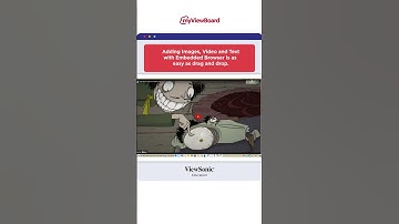 myViewBoard: Drag and Drop with Embedded Browser